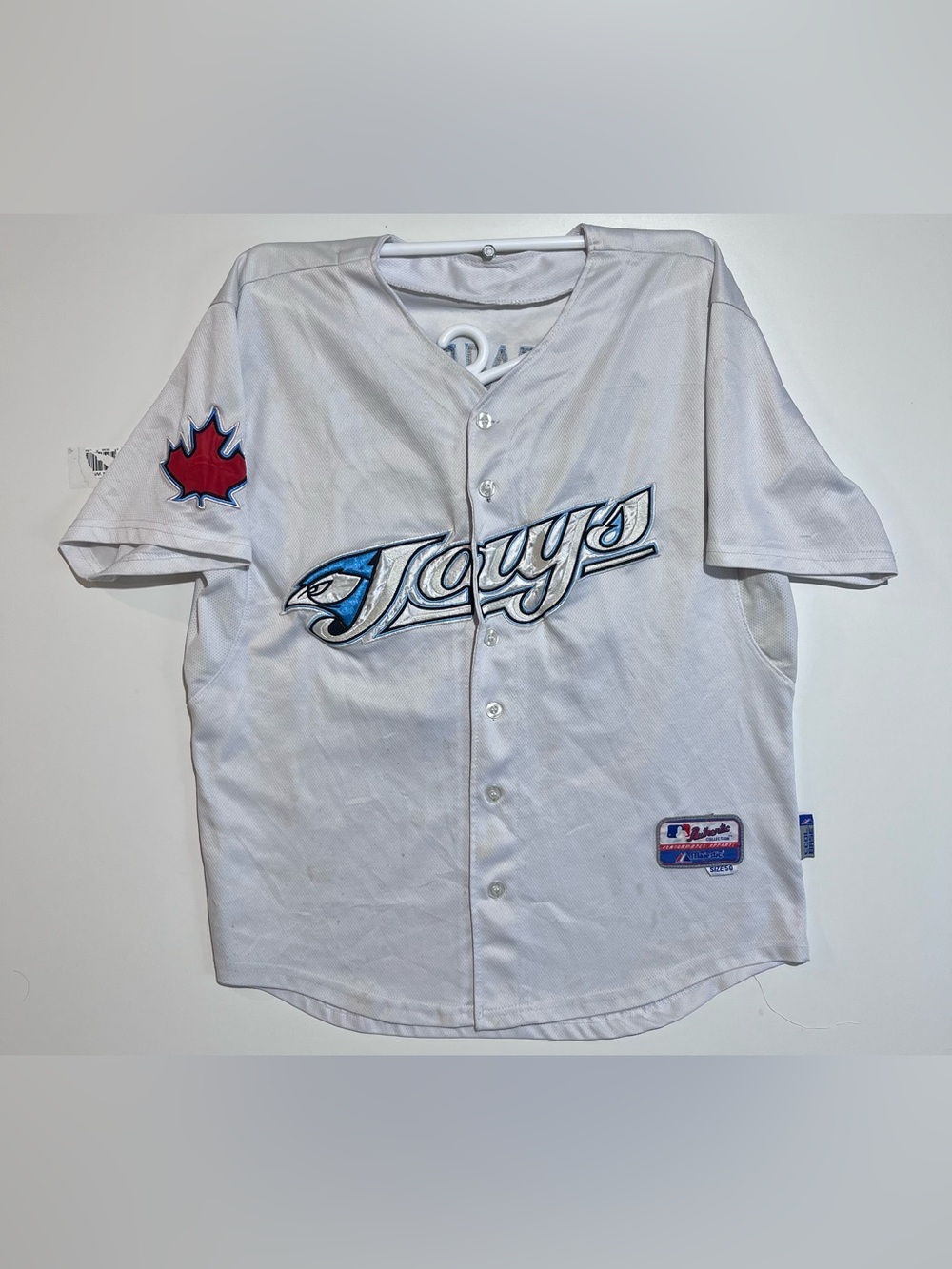 Majestic Toronto Blue Jays Brett Lawrie #13 Baseball Jersey Sz men’s 50